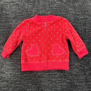 Carter's Pink and Gold Polka Dot Kids Hoodie